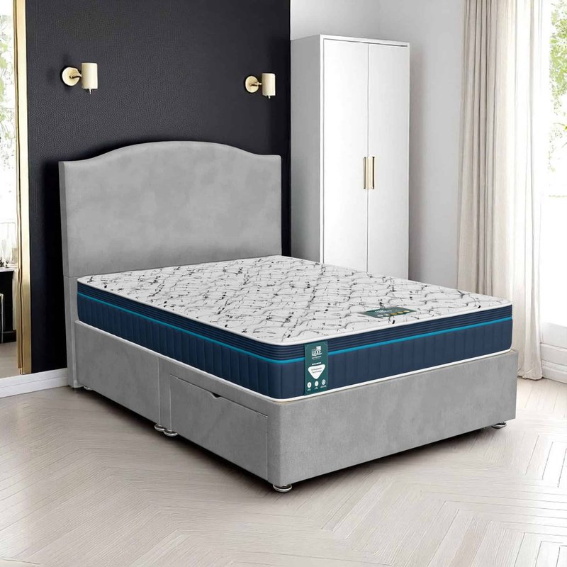 Venice Loafer Divanc-Light - Venice Silver, Super King 180 x 200 cm
