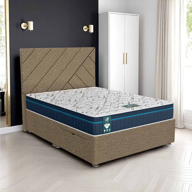 Ascot Beverlay Divan - Ascot Brown, Single 90 x 190 cm