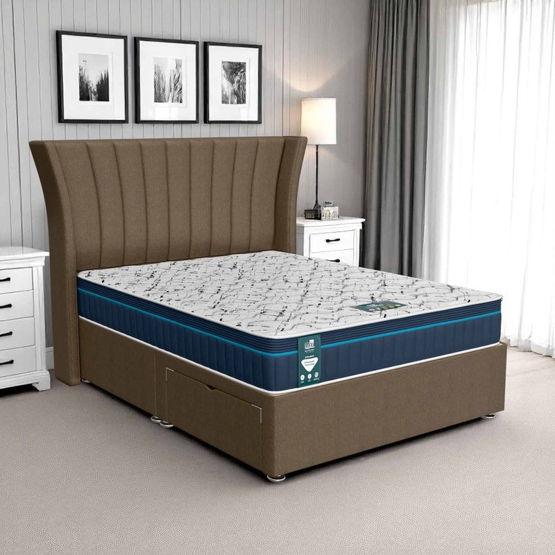 Ascot Polar Super Divan - Wheat Linen, Double 135 x 190 cm