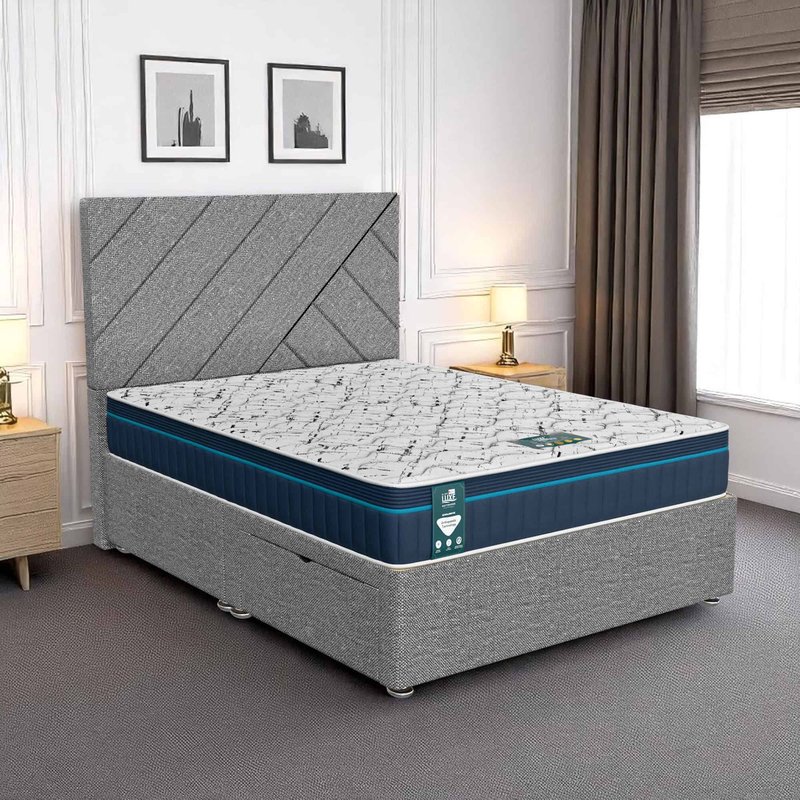 Ascot Beverlay Divan - Ascot Grey, Double 135 x 190 cm