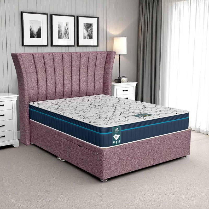 Wool Polar Super Divan - Lilac Wool, Single 90 x 190 cm