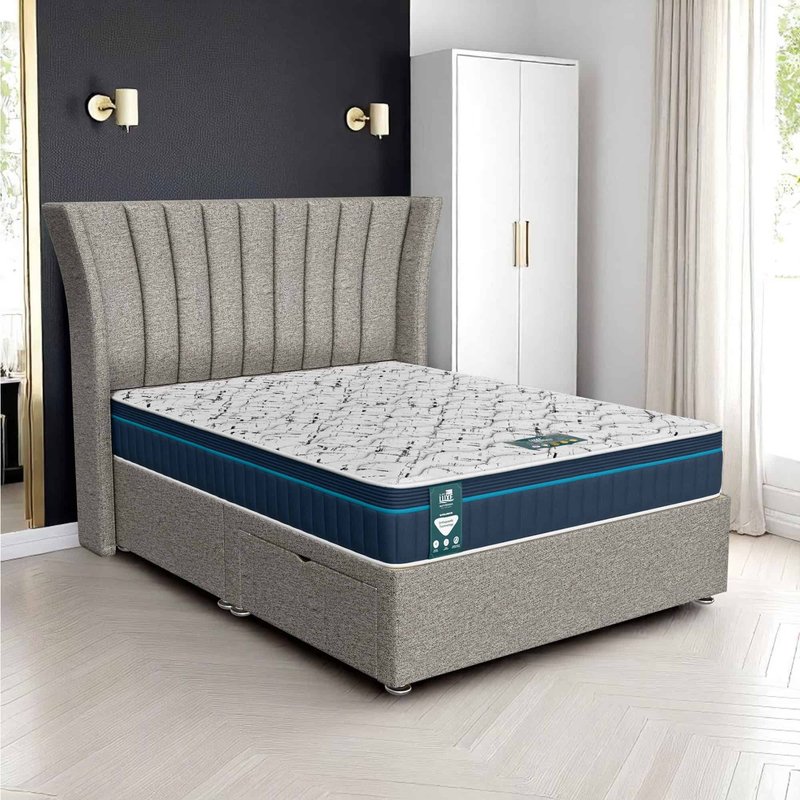 Naples Polar Super Divan - Naples Cream, Double 135 x 190 cm