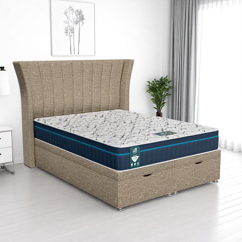 Ascot Polar Super Ottoman-Light - Ascot Beige, Single 90 x 190 cm
