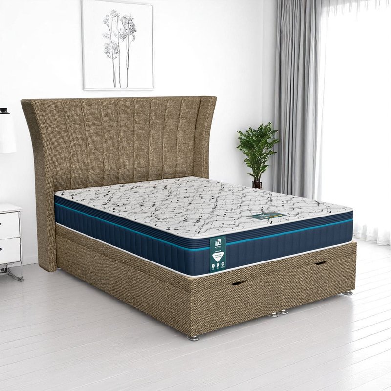 Ascot Polar Super Ottoman-Light - Ascot Brown, King Size 150 x 200 cm
