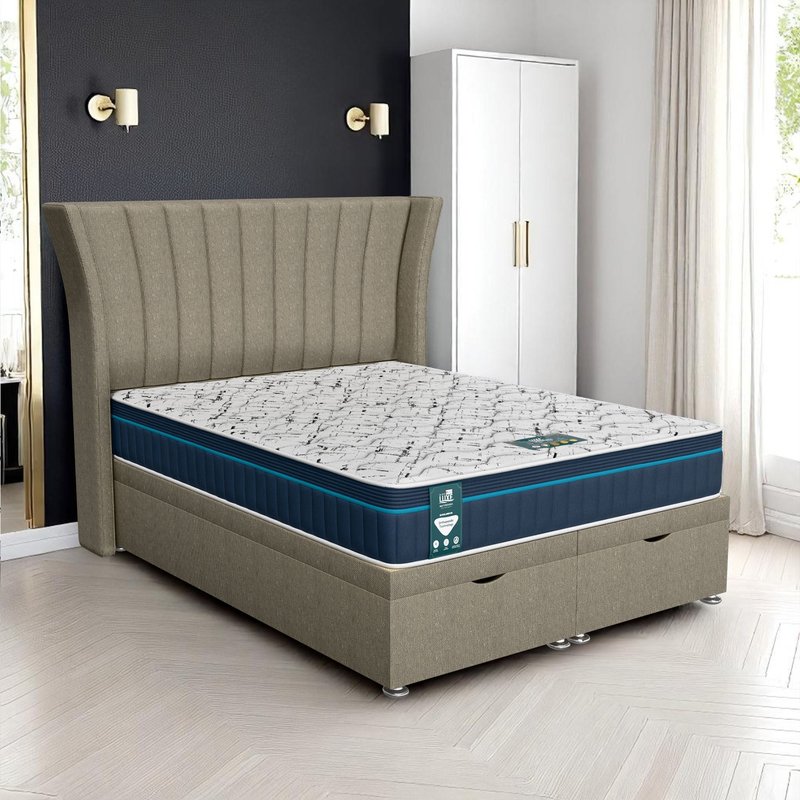 Barley Linen Polar Super Ottoman - Barley Linen, Double 135 x 190 cm