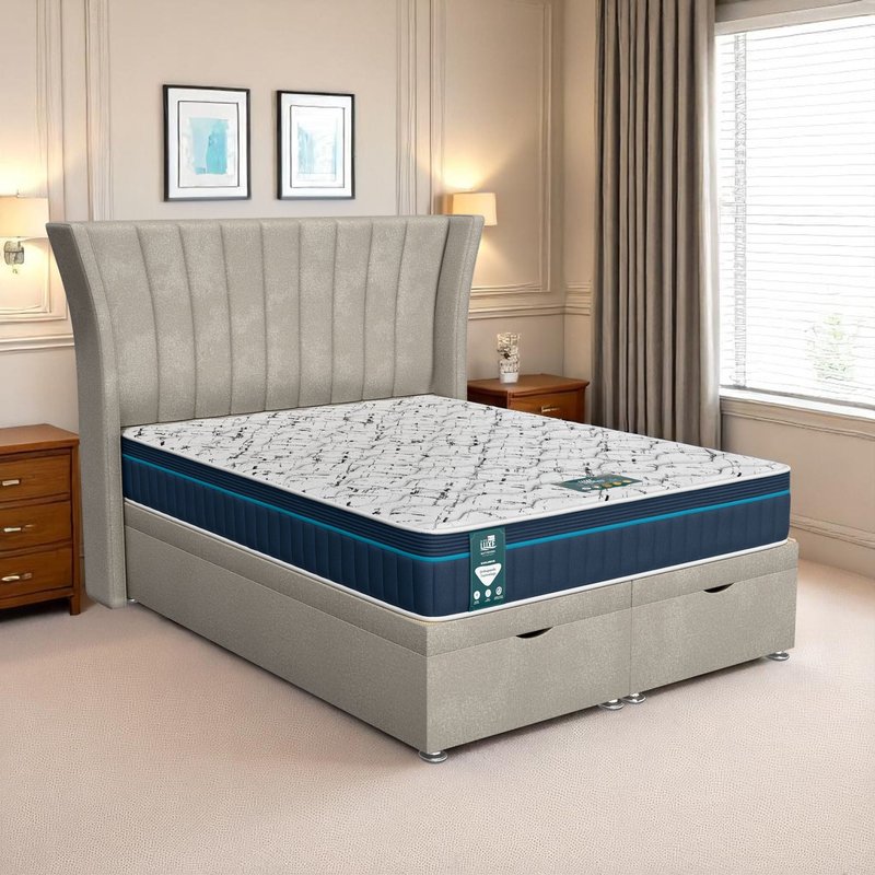 Milan Polar Super Ottoman-Light - Milan Cream, Single 90 x 190 cm