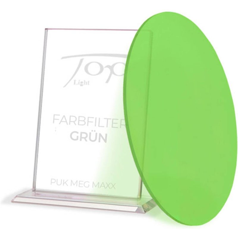 Top Light Filtre coloré pour la série de luminaires Puk Meg Maxx, vert
