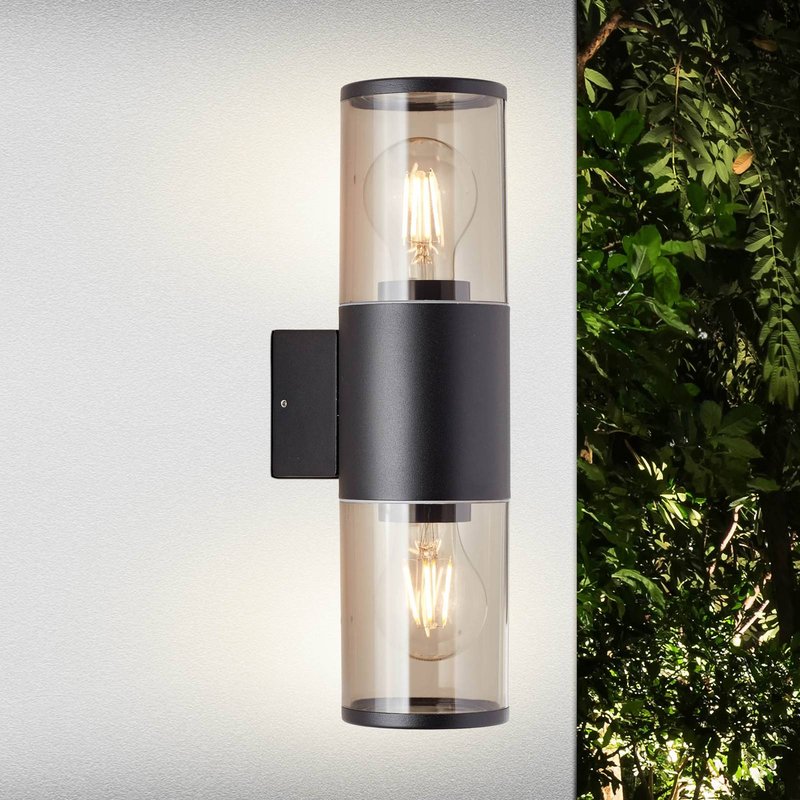 Brilliant Applique d’extérieur Sergioro, 2 lampes