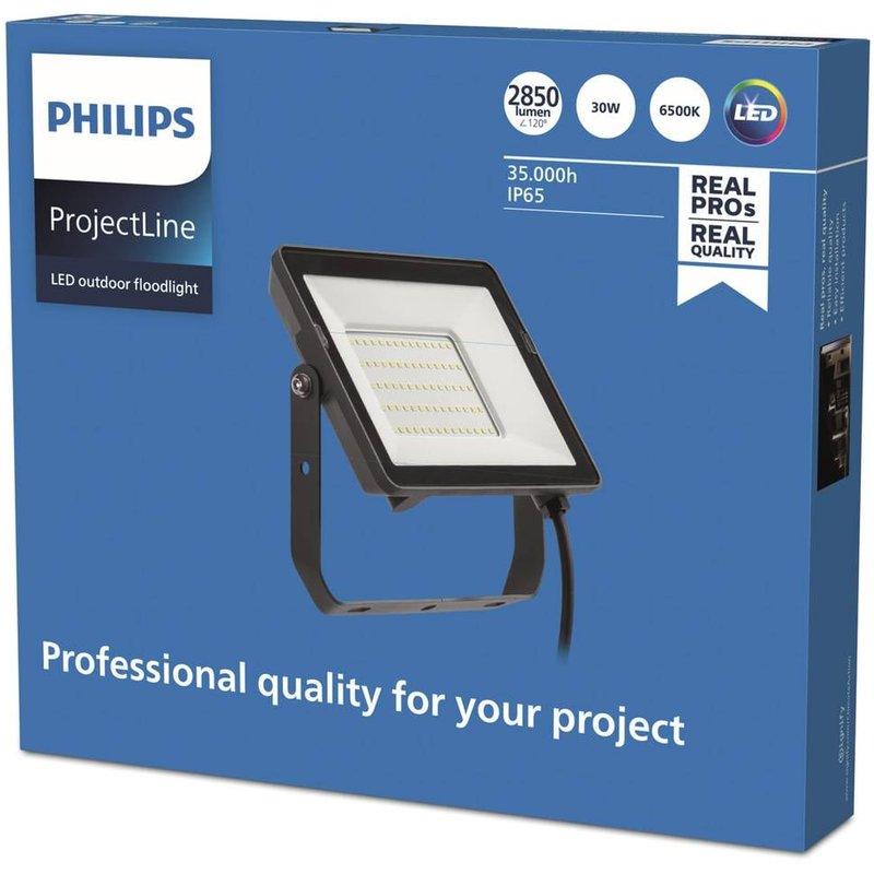 Philips ProjectLine Projecteur d'extérieur LED 6.500K 30W