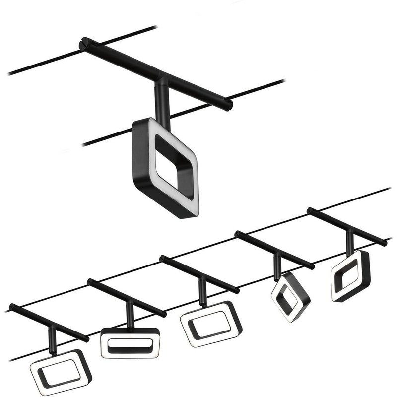 Paulmann Frame système câble LED 5 lampes noir