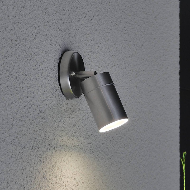 Konstsmide Applique d'extérieur New Modena, acier inoxydable