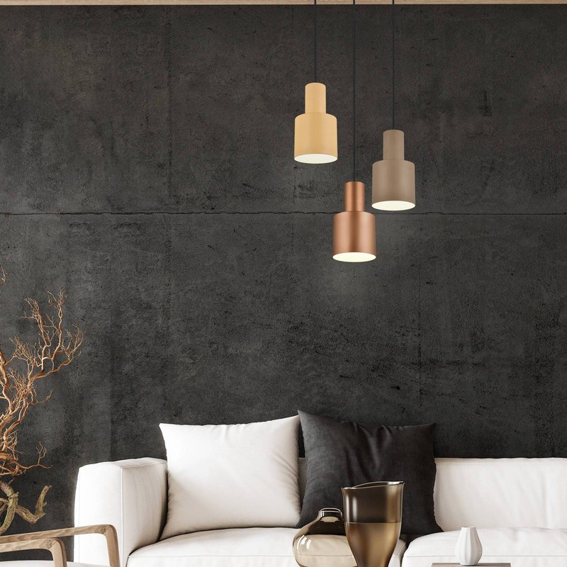 Lámpara De Techo Colgante 3 Luces E27 Aquiles