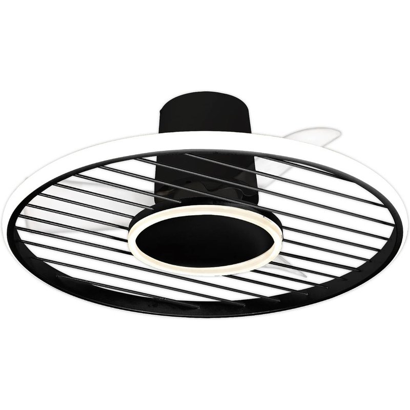 Mantra Iluminación ventilateur de plafond LED Soho noir Moteur DC silencieux Ø 66 cm CCT