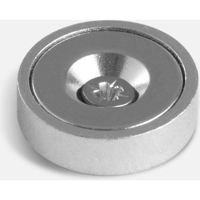 Support magnétique MARSET Dipping, couleur argent, Ø 1 cm, métal
