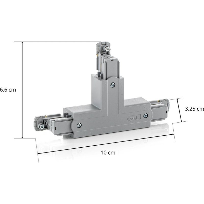 GLOBAL Connecteur T Noa cond. protection int. ga., gris
