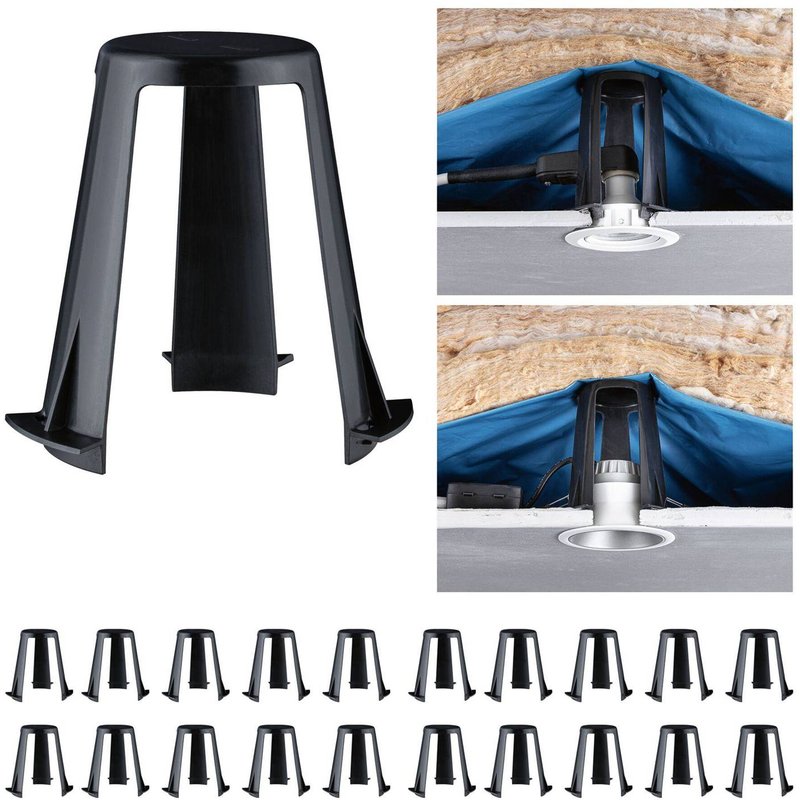 Paulmann Entretoise pour luminaires encastrables, 6,2 - 9 cm, 20 pièces