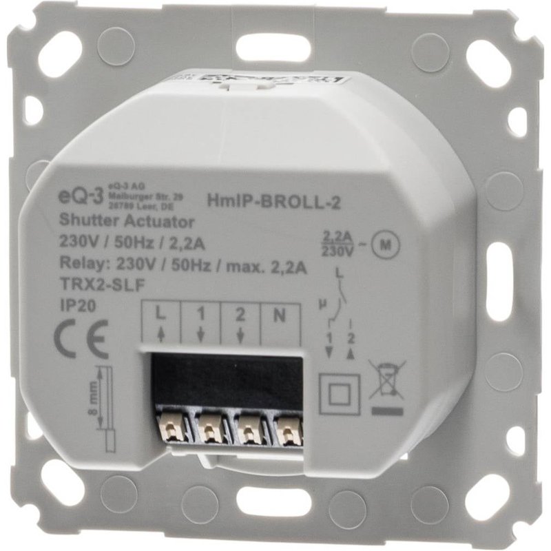 Homematic IP actionneur volet roulant interrupteur