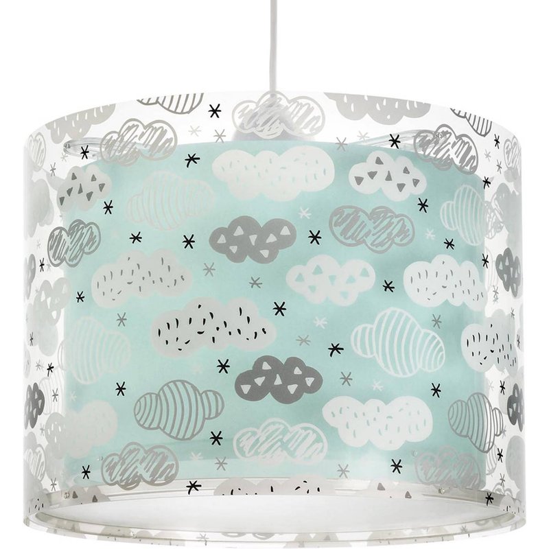 Dalber Suspension Clouds pour chambre d'enfant, bleu