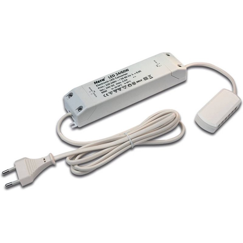 Hera Transformateur LED 24/60Â W DC 24Â V