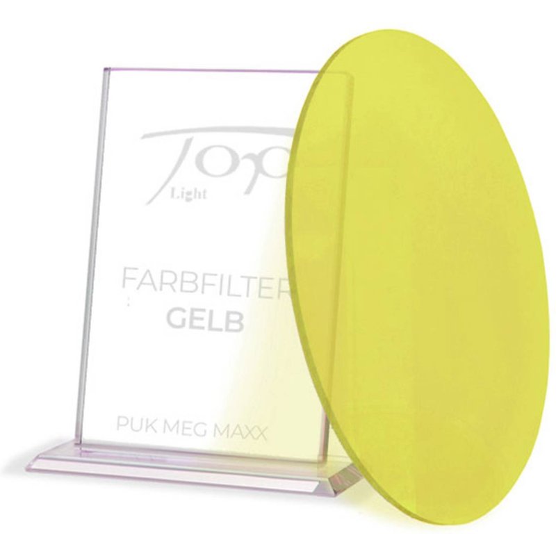 Top Light Filtre coloré pour la série de luminaires Puk Meg Maxx, jaune
