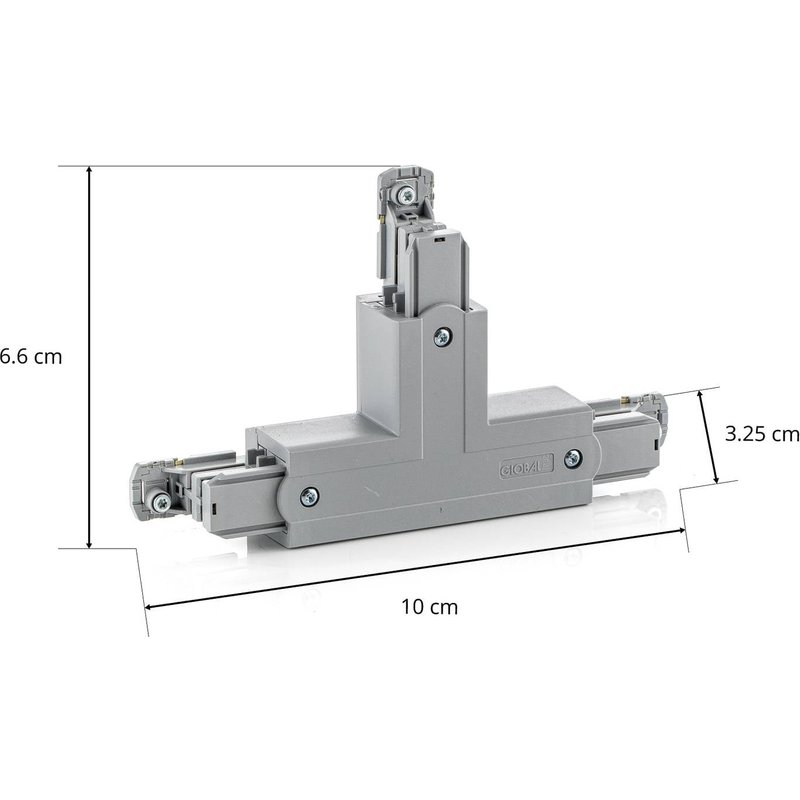 GLOBAL Connecteur T Noa cond. protection int droite, gris
