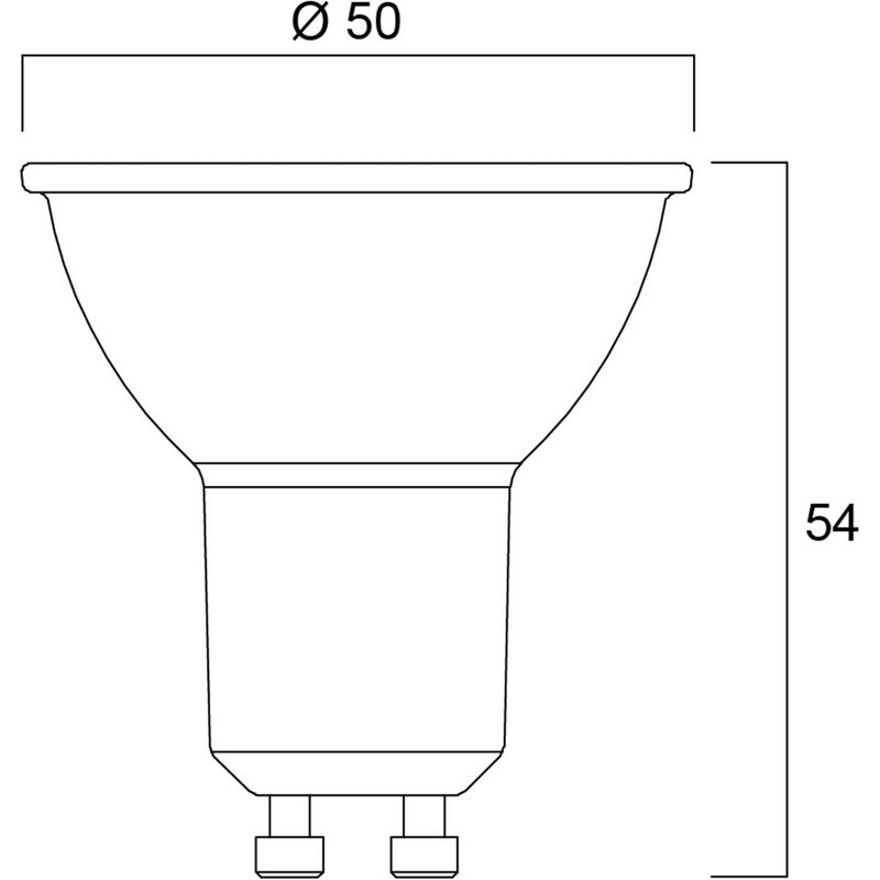 Sylvania réflecteur LED GU10 2 W 3 000 K 360 lm