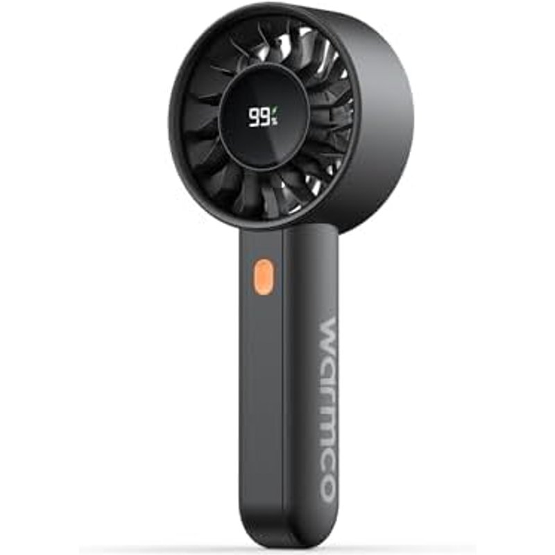 Warmco Portable Handheld Turbo Fan 5000mAh Rechargeable Personal Mini fan