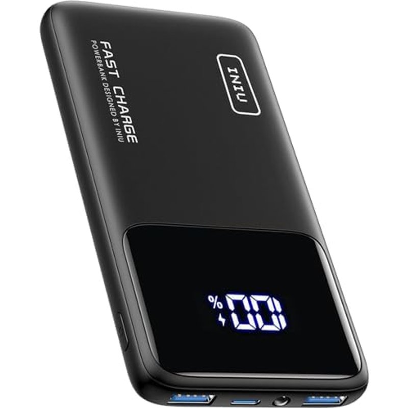 INIU Power Bank, 10000mAh 22.5W PD3.0 QC4.0 Fast Charging Portable Charger