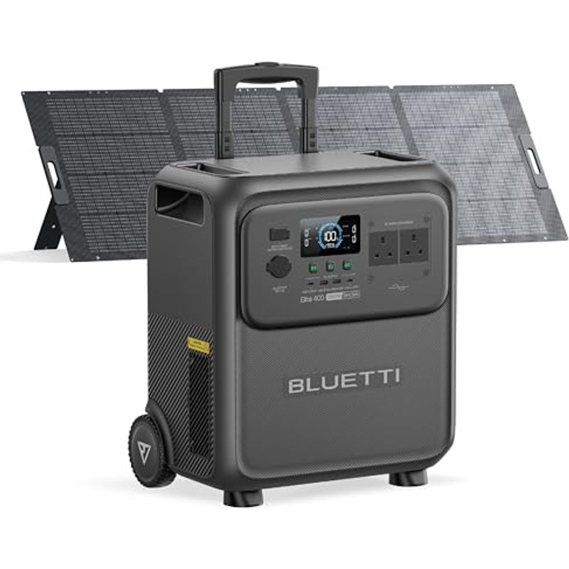 BLUETTI Elite 400 Solar Generator 3840Wh LFP & 350W Solar Panel