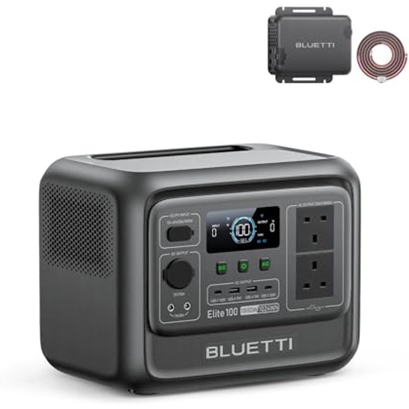 BLUETTI Elite 100 V2 Portable Power Station & Charger 1 Alternator Charger