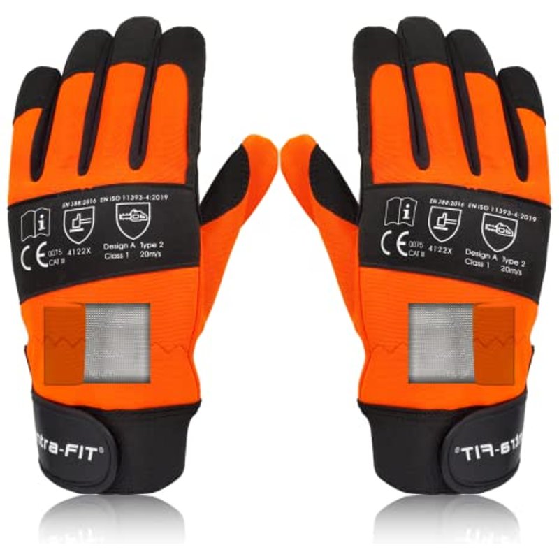 Chainsaw Gloves Latest Standard Both Hand Protection Class 1