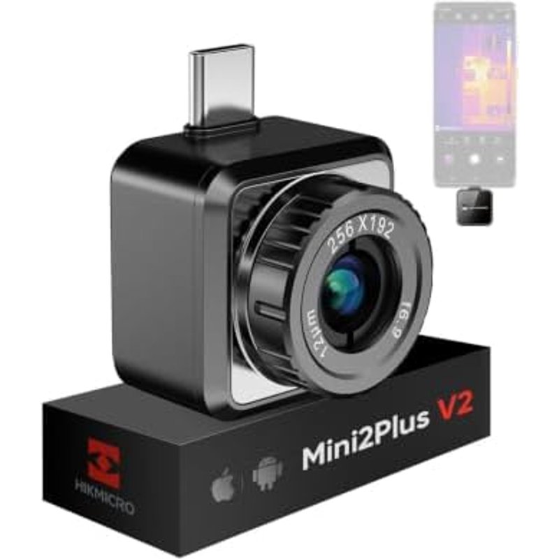 Mini2Plus V2 Thermal Camera, iOS/Android, 512x384 SuperIR, Manual Focus