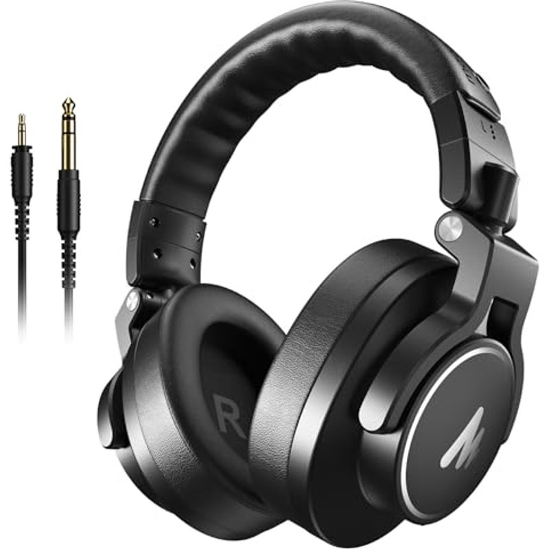 MAONO MH700 Wired Studio Headphone for Podcast Recording DJ Mixing Monitor