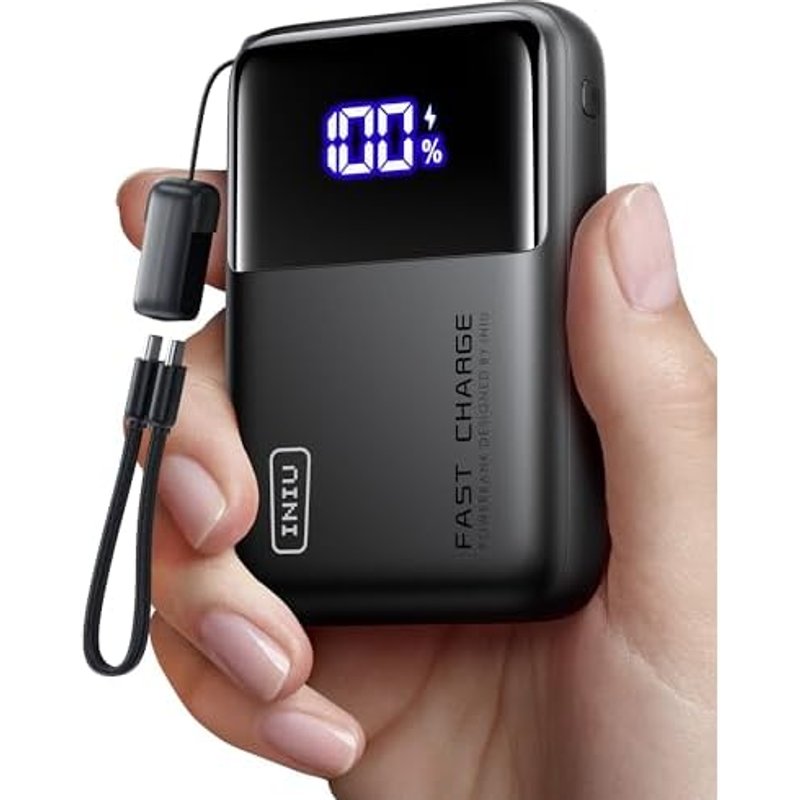 INIU Laptop Power Bank, Smallest 20000mAh 65W Fast Charging Battery Pack