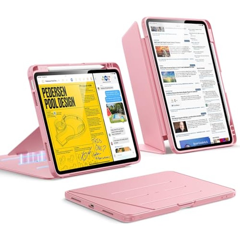 ESR for iPad Air 11 Inch M4/M3/M2, iPad Air 5th/4th Gen Case, Pink