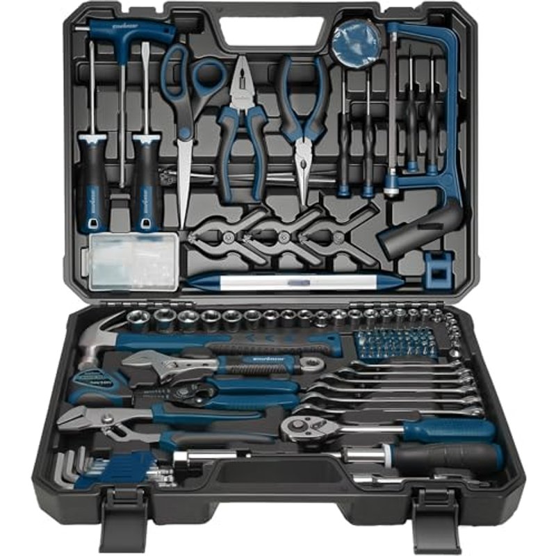 Enventor Tool Kit, 218PCS General Household Hand Tool Set