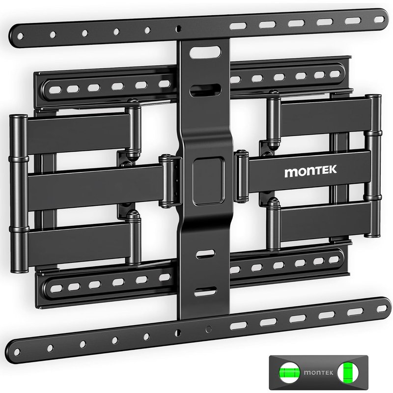 monTEK 1.1" Ultra Slim TV Wall Bracket for 43-90 Inch TVs up to 60kg