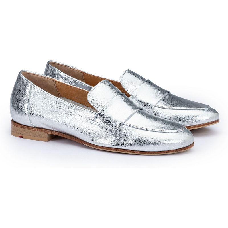 Lloyd | Silber | 40 | Genarbtes Leder | Damen Rovia 240 Silber