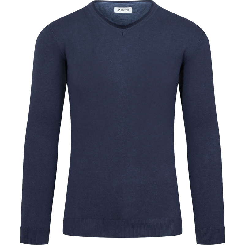 Lloyd | Blau | M | Textil | V-ausschnitt Pullover
