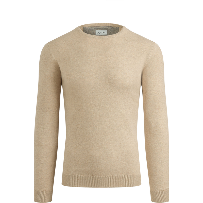 Lloyd | Beige | Xxl | Textil | Rundhals Pullover