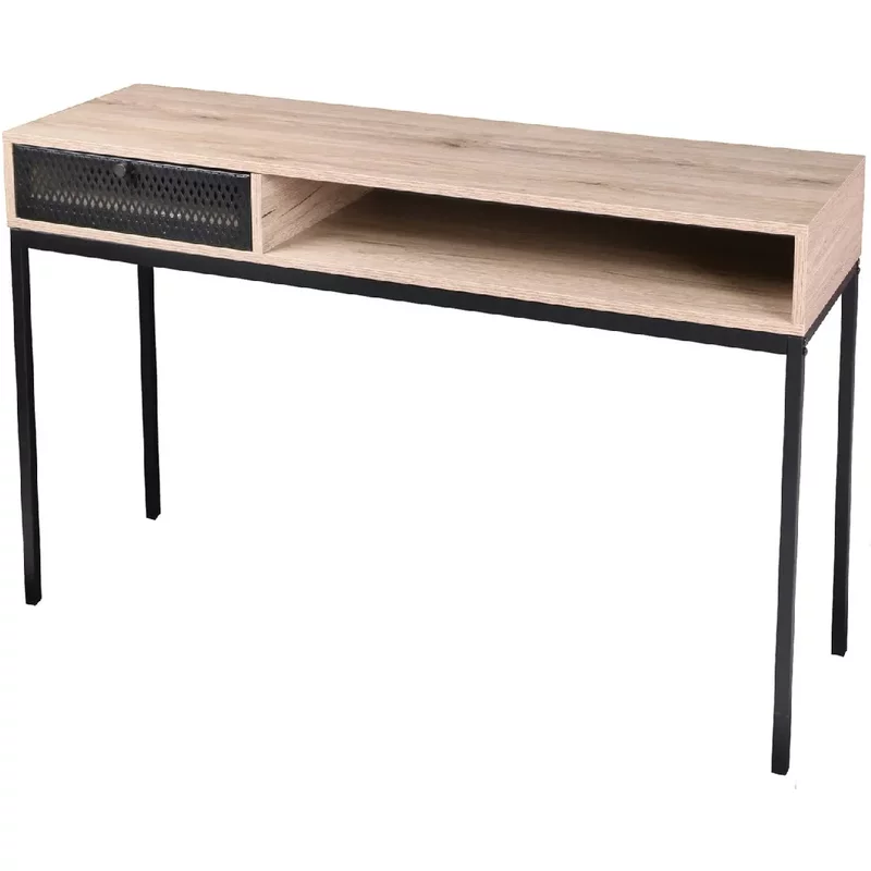 Console design industriel Soho - L. 120 x H. 75 cm - Noir