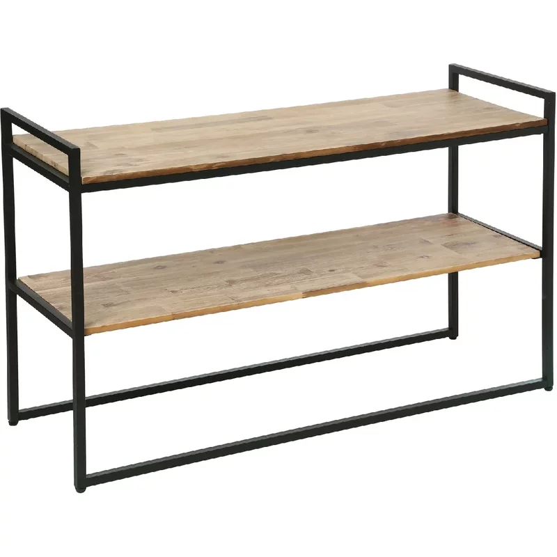 Console Edena - 2 Plateaux - Bois d'Acacia