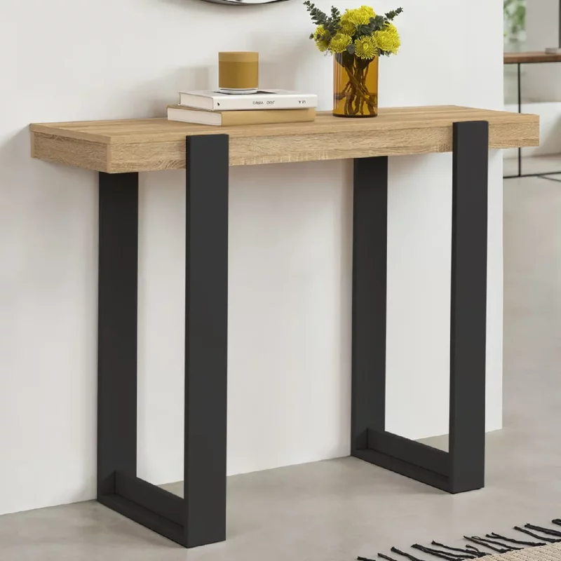 market Phoenix - Console bois et noir