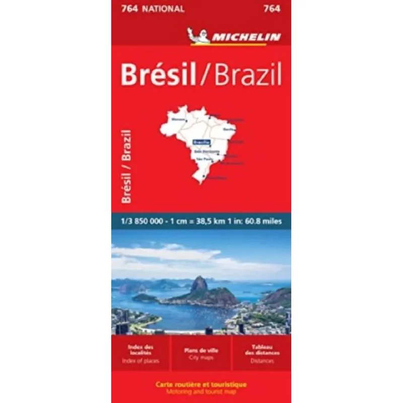 Brazil Michelin National Map 764
