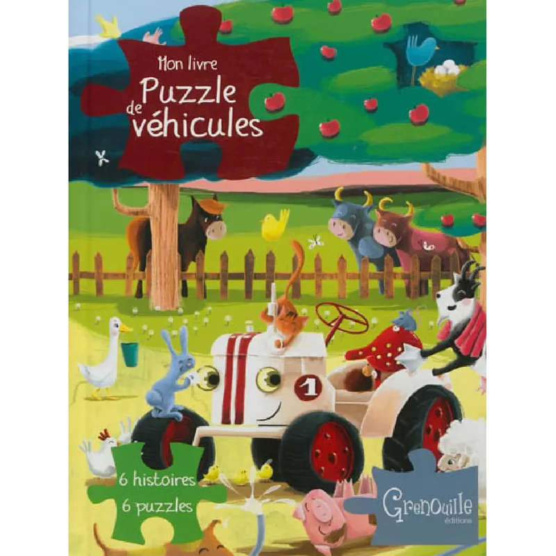 Mon livre puzzle de véhicules