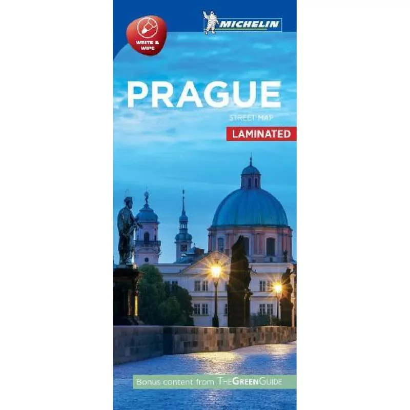 Prague Michelin City Map 9215