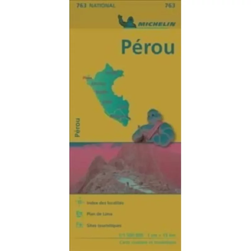 Peru Michelin National Map 763