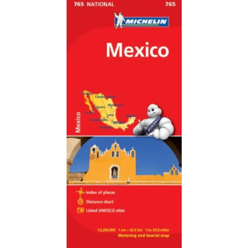 Mexico Michelin National Map 765
