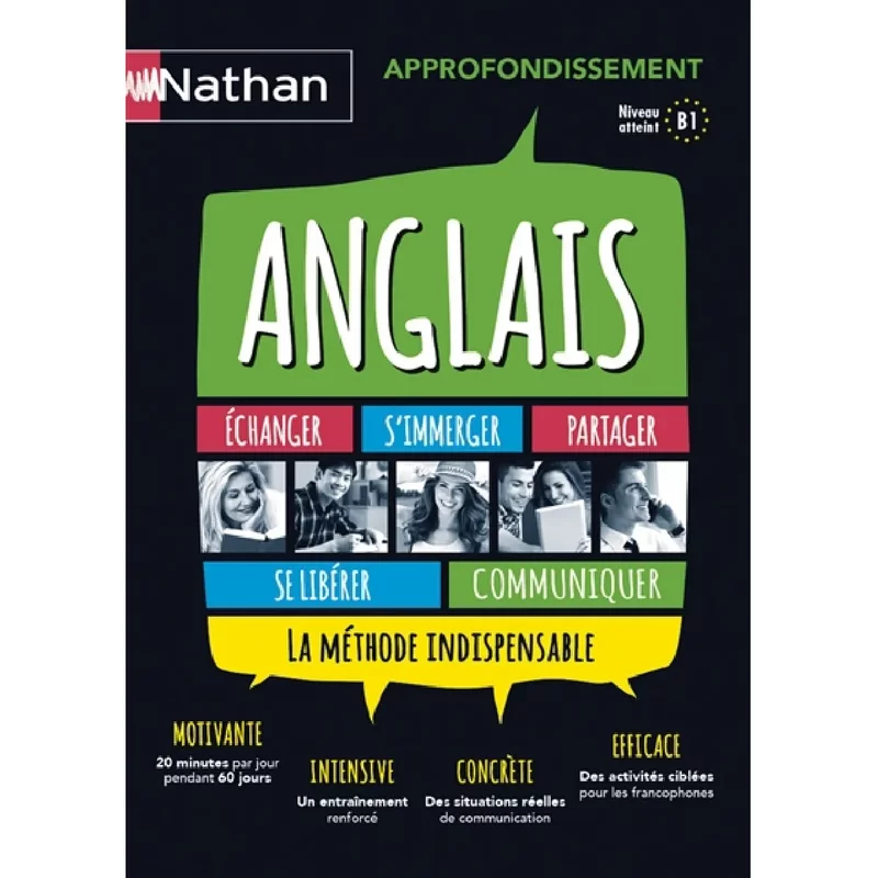 Anglais : approfondissement, niveau atteint B1