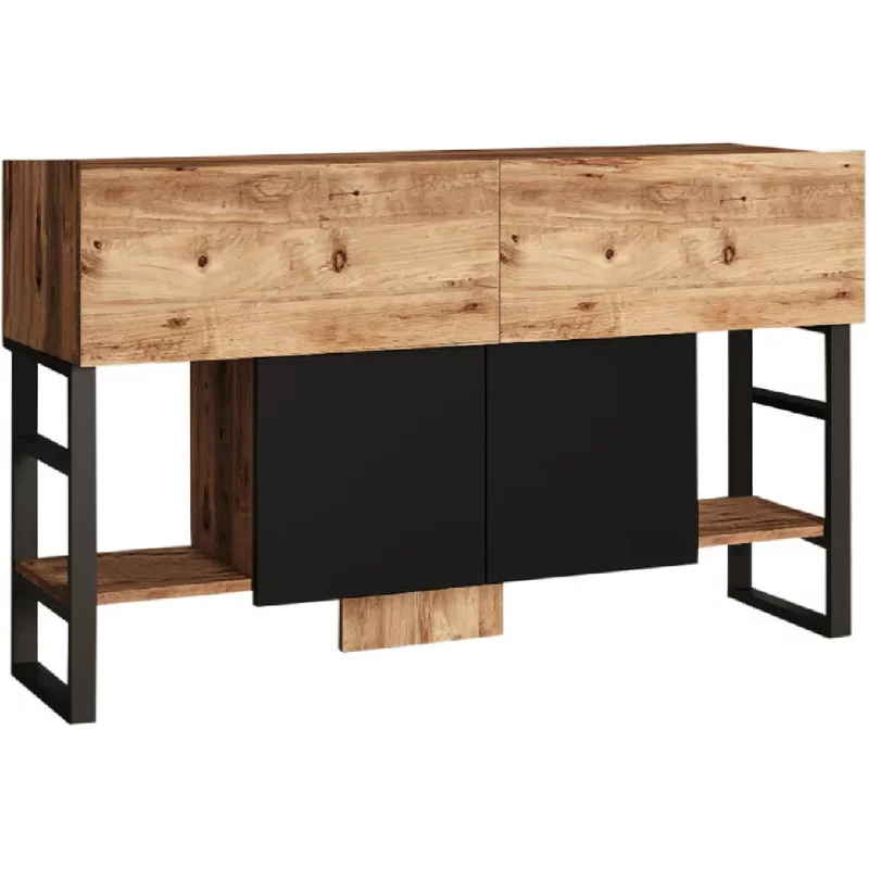 Console avec rangements style industriel TARI